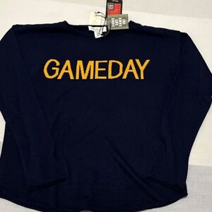 Rachel Zoe Navy Blue Knit Top